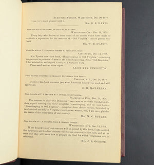 Housekeeping In Old Virginia (1965 Reprint of 1879 Classic) - Post-Civil War Southern Cookbook 📜🍽️🇺🇸