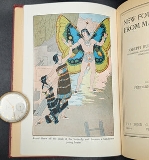 New Found Tales From Many Lands by Joseph Burke Egan (1930 First Edition) - Boston Bookseller Stamp 📚🌍🦋