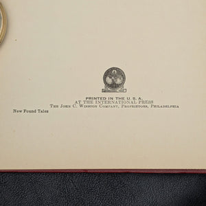 New Found Tales From Many Lands by Joseph Burke Egan (1930 First Edition) - Boston Bookseller Stamp 📚🌍🦋