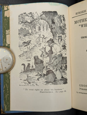 Mother West Wind “Why” Stories by Thornton W. Burgess (1915 Grosset & Dunlap Reprint) - Harrison Cady Illustrated 🦉🐇📜