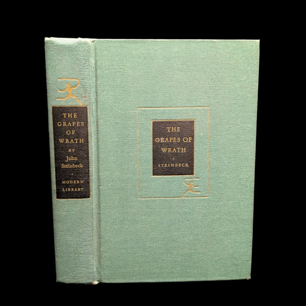 The Grapes Of Wrath by John Steinbeck (Modern Library Reprint) - Unique Boston & Indianapolis Provenance 🍇📚🇺🇸