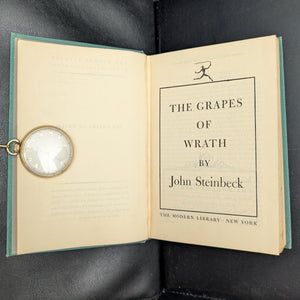 The Grapes Of Wrath by John Steinbeck (Modern Library Reprint) - Unique Boston & Indianapolis Provenance 🍇📚🇺🇸