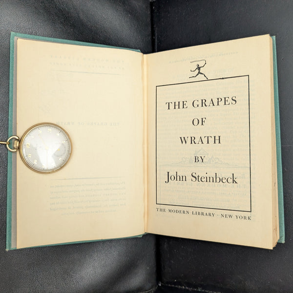The Grapes Of Wrath by John Steinbeck (Modern Library Reprint) - Unique Boston & Indianapolis Provenance 🍇📚🇺🇸
