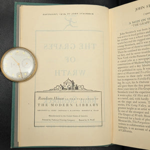The Grapes Of Wrath by John Steinbeck (Modern Library Reprint) - Unique Boston & Indianapolis Provenance 🍇📚🇺🇸