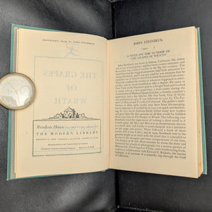 The Grapes Of Wrath by John Steinbeck (Modern Library Reprint) - Unique Boston & Indianapolis Provenance 🍇📚🇺🇸