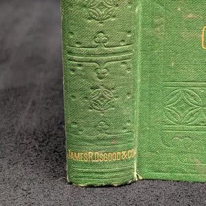 Saunterings by Charles Dudley Warner (1875 James R. Osgood Printing) - Victorian Green Decorative Binding 🌿📜🏛️