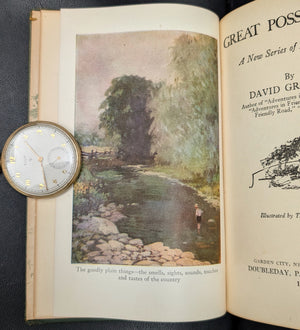 Great Possessions by David Grayson (1922 Doubleday Reprint) - Art Nouveau Decorative Binding 🏡🌾📜