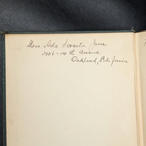 The Promised Land by Mary Antin (1912 First Edition) - Oakland, CA Inscription 🇺🇸📚🌉