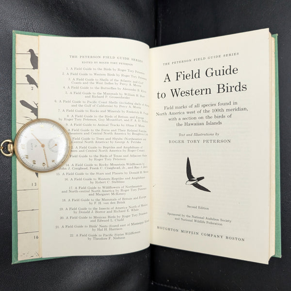 A Field Guide To Western Birds by Roger Tory Peterson (1961 Second Edition Reprint) - Audubon Society Endorsed 🐦🧭🇺🇸