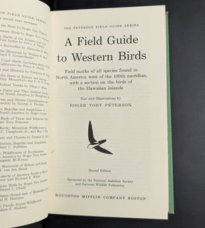 A Field Guide To Western Birds by Roger Tory Peterson (1961 Second Edition Reprint) - Audubon Society Endorsed 🐦🧭🇺🇸