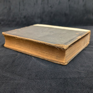 Webster's International Dictionary (1890s Printing) - Unique 19th-Century Anti-Theft Rhyme 📜🖋️🇺🇸