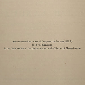 Webster's International Dictionary (1890s Printing) - Unique 19th-Century Anti-Theft Rhyme 📜🖋️🇺🇸