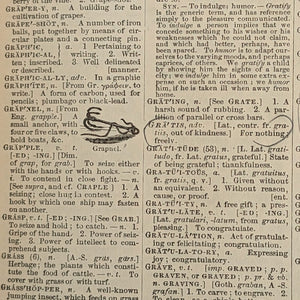 Webster's International Dictionary (1890s Printing) - Unique 19th-Century Anti-Theft Rhyme 📜🖋️🇺🇸