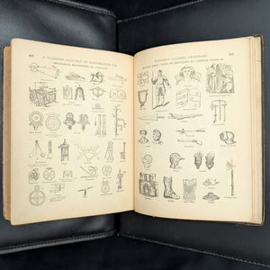 Webster's International Dictionary (1890s Printing) - Unique 19th-Century Anti-Theft Rhyme 📜🖋️🇺🇸