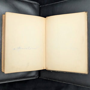 Webster's International Dictionary (1890s Printing) - Unique 19th-Century Anti-Theft Rhyme 📜🖋️🇺🇸