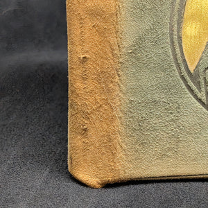 Longfellow's Poems (Art Nouveau Suede Half-Binding with Gilt Inlay), Circa 1910 ✍️🇺🇸⚜️