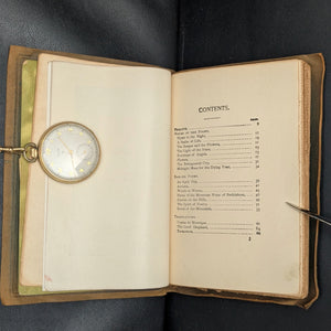 Longfellow's Poems (Art Nouveau Suede Half-Binding with Gilt Inlay), Circa 1910 ✍️🇺🇸⚜️