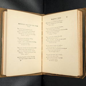 Longfellow's Poems (Art Nouveau Suede Half-Binding with Gilt Inlay), Circa 1910 ✍️🇺🇸⚜️