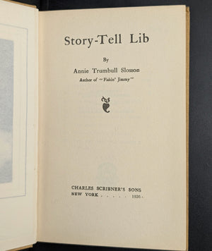 Story-Tell Lib by Annie Trumbull Slosson (Ex-Library Copy), 1926 📜🇺🇸📚
