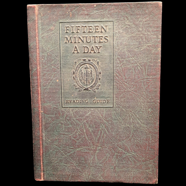 Fifteen Minutes A Day: Reading Guide by Charles W. Eliot (FIRST EDITION, Harvard Classics), 1927 📚🇺🇸⏱️