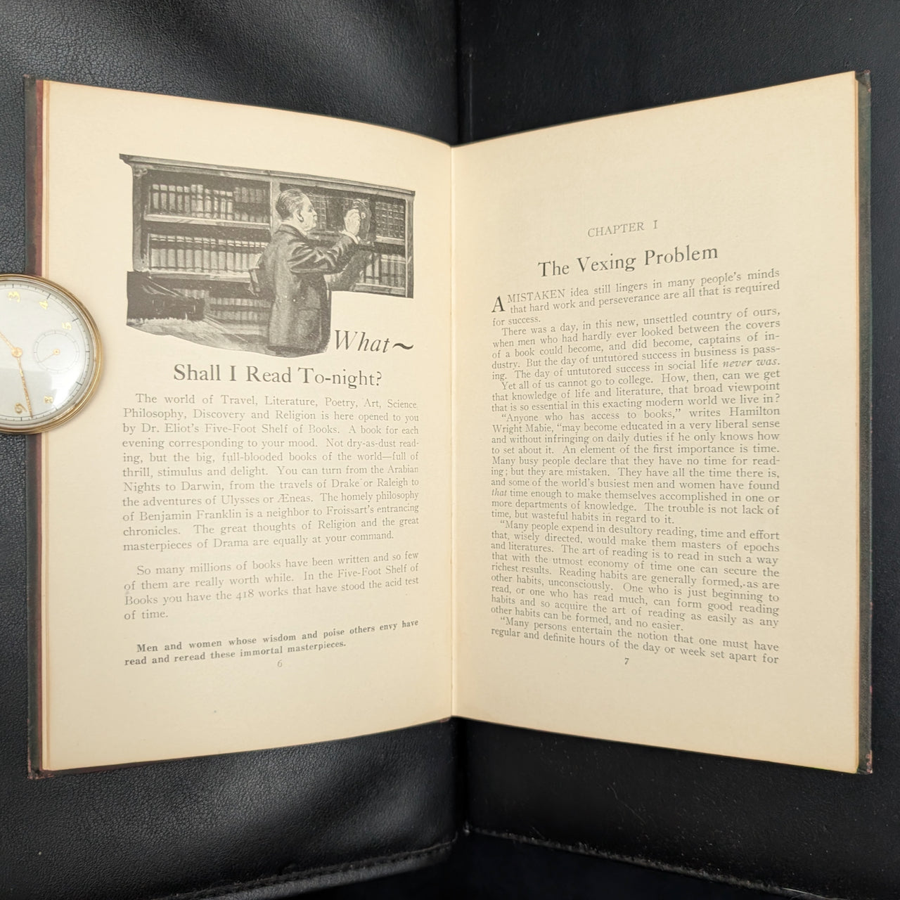 Fifteen Minutes A Day: Reading Guide by Charles W. Eliot (FIRST EDITION, Harvard Classics), 1927 📚🇺🇸⏱️