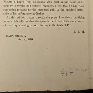 The Man Without A Country by Edward E. Hale (S.F. Public Library Copy), 1915 🇺🇸📜⚓️