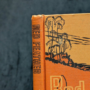 Red Feather: A Book of Indian Life and Tales by Margaret E. Morcomb (Art Deco School Primer), Circa 1930s 📚🧡🏹