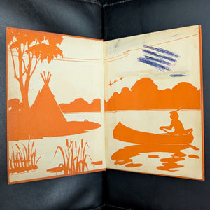 Red Feather: A Book of Indian Life and Tales by Margaret E. Morcomb (Art Deco School Primer), Circa 1930s 📚🧡🏹