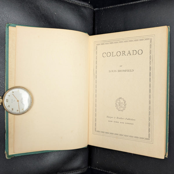 Colorado by Louis Bromfield (FIRST EDITION), 1947 🌟🎬🏔️