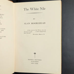 The White Nile by Alan Moorehead (FIRST EDITION), 1960 🐘🌍📜
