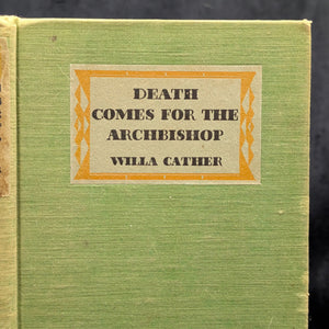 Death Comes for the Archbishop by Willa Cather (18th Printing), 1928 📚🕯️🏜️