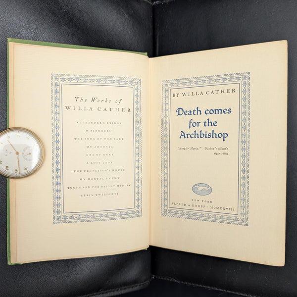 Death Comes for the Archbishop by Willa Cather (18th Printing), 1928 📚🕯️🏜️