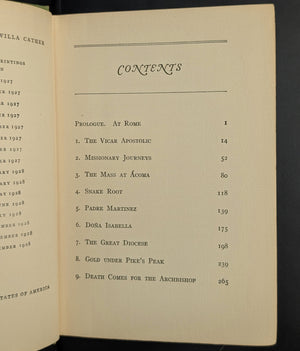 Death Comes for the Archbishop by Willa Cather (18th Printing), 1928 📚🕯️🏜️