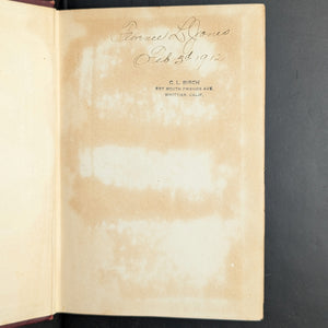 The Winning of Barbara Worth by Harold Bell Wright (FIRST EDITION), 1911 🇺🇸📜💧