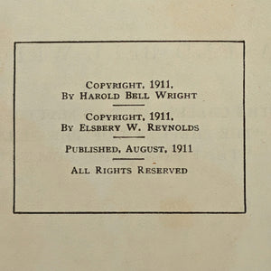 The Winning of Barbara Worth by Harold Bell Wright (FIRST EDITION), 1911 🇺🇸📜💧