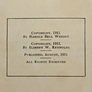The Winning of Barbara Worth by Harold Bell Wright (FIRST EDITION), 1911 🇺🇸📜💧
