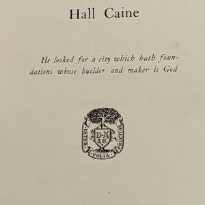 The Eternal City by Hall Caine (FIRST EDITION), 1901 📜⚜️🇮🇹