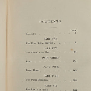 The Eternal City by Hall Caine (FIRST EDITION), 1901 📜⚜️🇮🇹