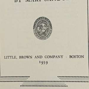 Capital City by Mari Sandoz (FIRST EDITION), 1939 🇺🇸📜📰