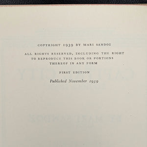 Capital City by Mari Sandoz (FIRST EDITION), 1939 🇺🇸📜📰