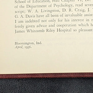Clinical Psychology by C. M. Louttit (FIRST EDITION, Annotated Mid-1930s Children's Behavior Textbook), 1936 🧠📜✍️