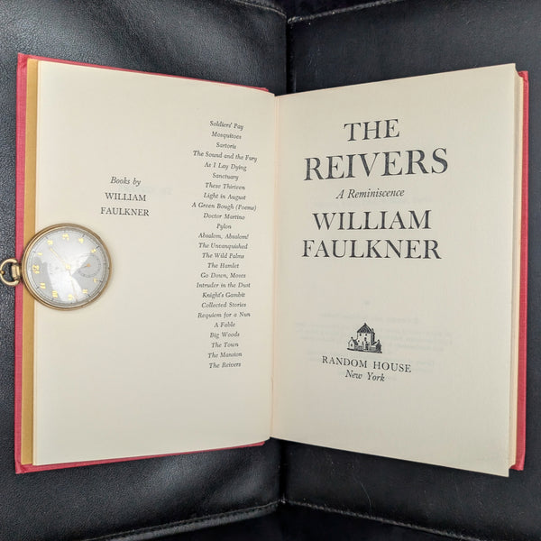 The Reivers by William Faulkner (FIRST EDITION, Final Novel by Nobel Laureate), 1962 📜✍️🥇