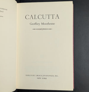 Calcutta by Geoffrey Moorhouse (FIRST AMERICAN EDITION), 1972 🇮🇳📜🌉