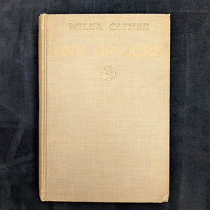 One Of Ours by Willa Cather (SEVENTH PRINTING), 1923 📚🧡🏆