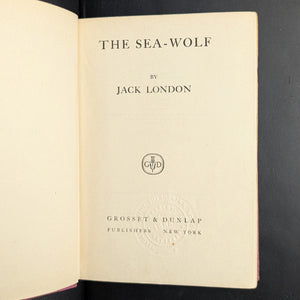 The Sea-Wolf by Jack London (Ex-Library), Circa 1930s 📚⚓️🚢