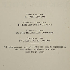 The Sea-Wolf by Jack London (Ex-Library), Circa 1930s 📚⚓️🚢