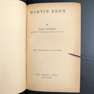 Martin Eden by Jack London (Art Nouveau Reprint), Circa 1913 📚⚜️✍️