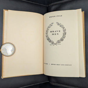 Brave Men by Ernie Pyle (FIRST EDITION), 1944 📰🎖️🇺🇸