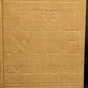 The Nile: The Life-Story of a River by Emil Ludwig (FIRST ENGLISH EDITION), 1937 🌊📜🗺️