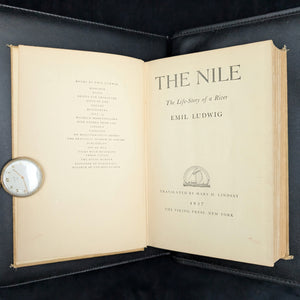 The Nile: The Life-Story of a River by Emil Ludwig (FIRST ENGLISH EDITION), 1937 🌊📜🗺️